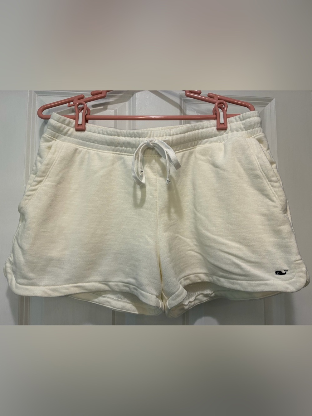 Vineyard Vines Cream Drawstring Athletic Lounge Shorts size medium